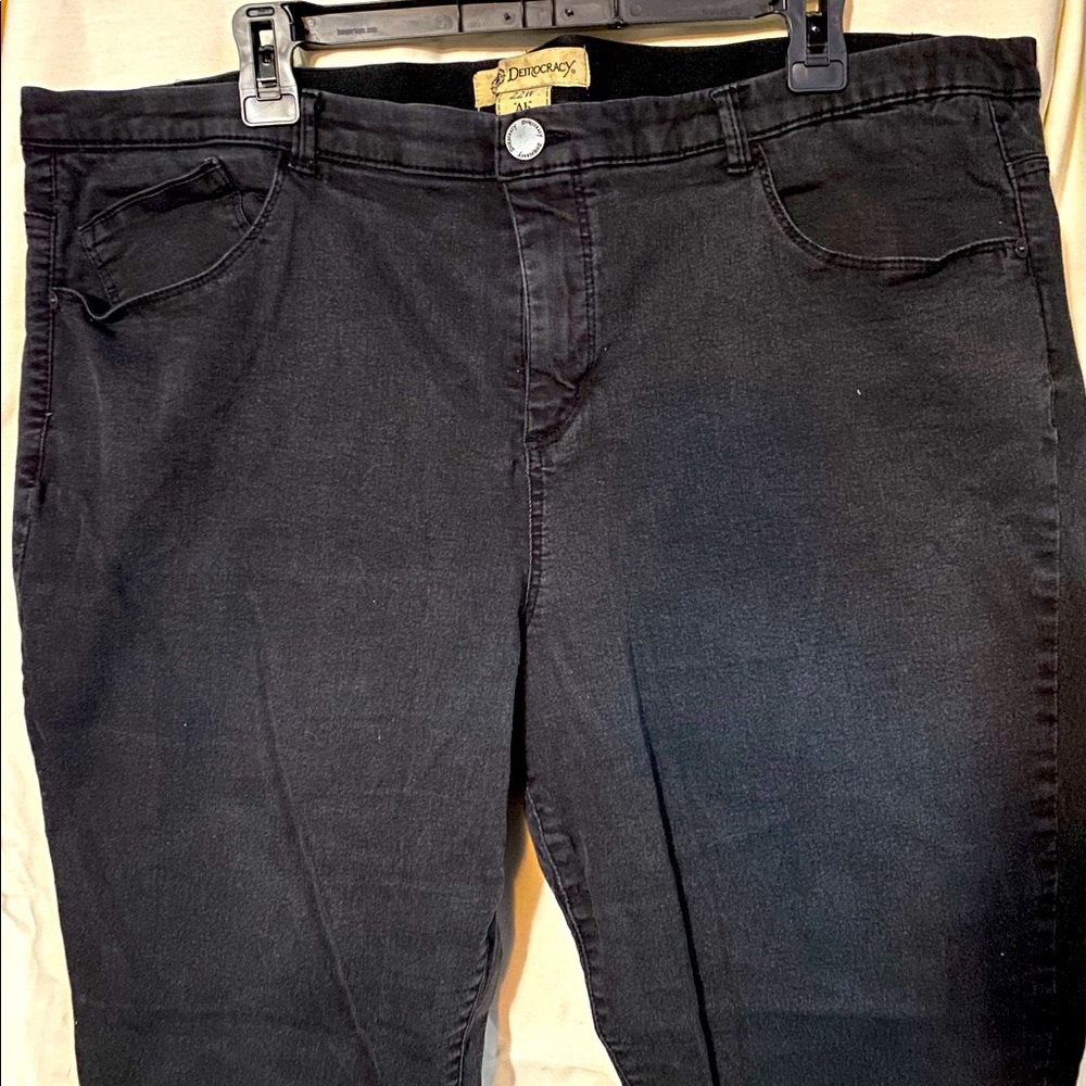 Democracy “AB” technology black jeans